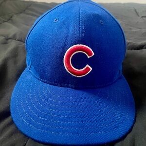 Blue and red Chicago Cubs baseball cap